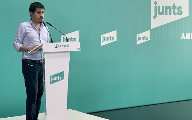 El representante de la ponencia de Política del congreso de Junts, Aleix Sarri El representante de la ponencia de Política del congreso de Junts, Aleix Sarri