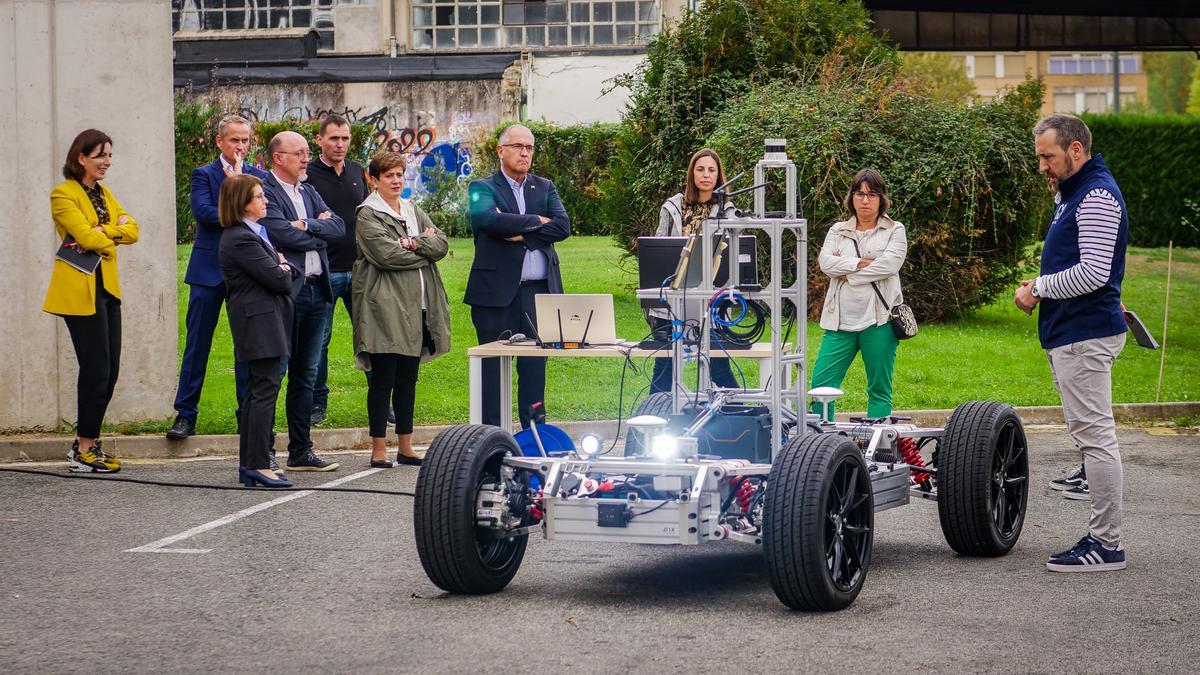Uno de los vehículos utilizados para el proyecto