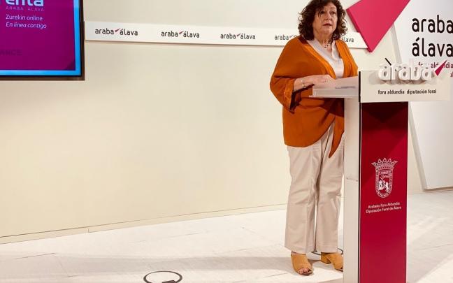 La diputada foral de Hacienda, Finanzas y Presupuestos, Itziar Gonzalo La diputada foral de Hacienda, Finanzas y Presupuestos, Itziar Gonzalo