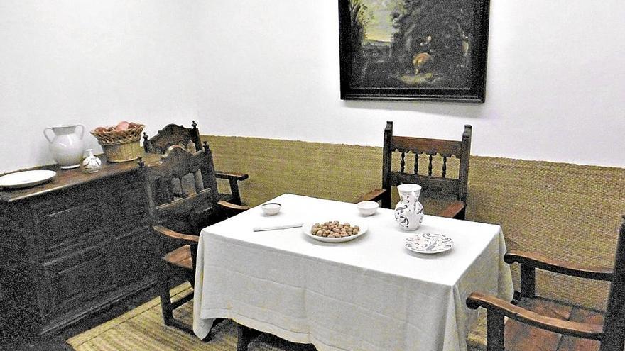 El comedor en el que tantas veces se sentó el autor del ‘Quijote’.