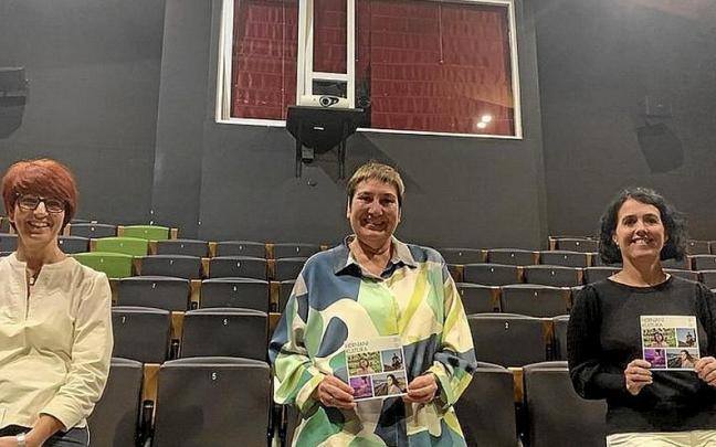 Rakel Gonzalez, Koro Etxeberria eta Nagore Irastortza. | ARGAZKIA: N.G.