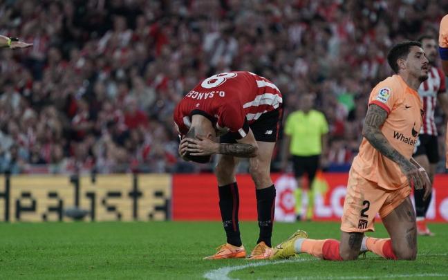 Sancet, como el resto de sus compa&ntilde;eros en ataque, no tuvo su noche.