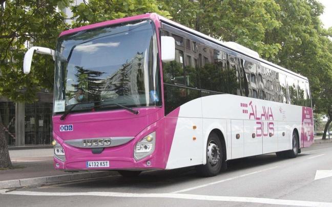 Un vehículo de Álava Bus