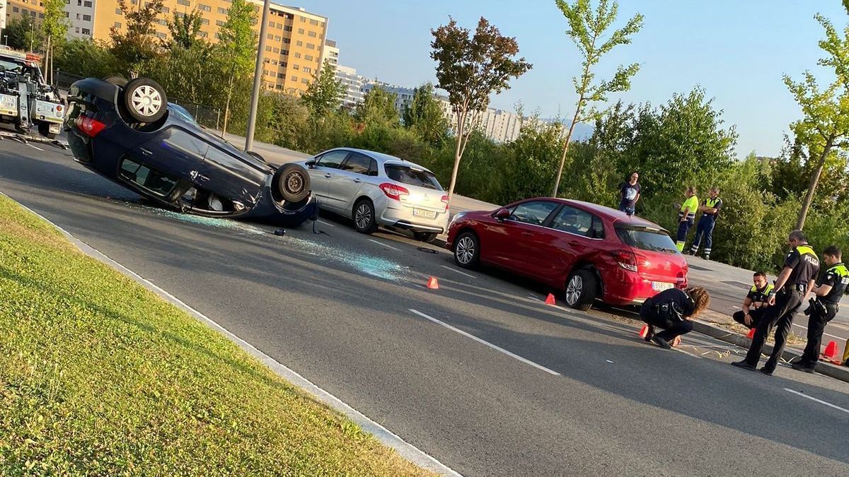 Coche accidentado