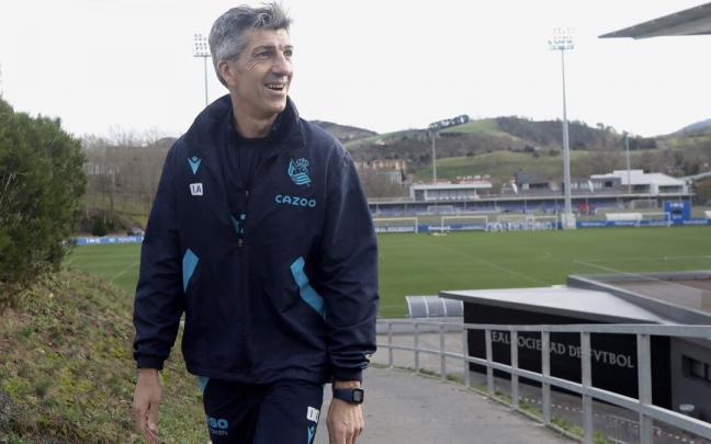 Imanol Alguacil, en Zubieta Imanol Alguacil, en Zubieta