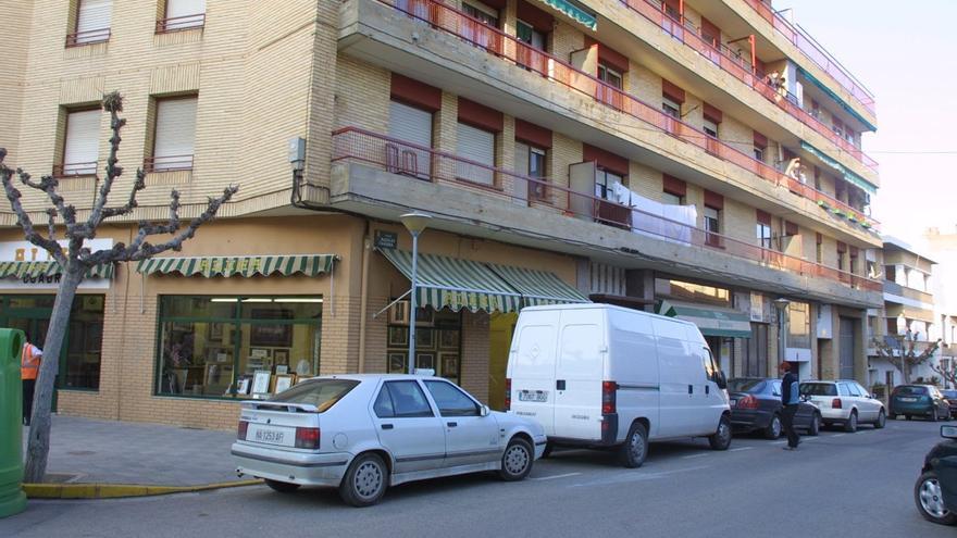 Vista del edificio donde residía Carmen y donde fue hallada