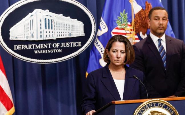 La Fiscal General Adjunto de los Estados Unidos, Lisa O. Monaco, anuncia la detención de Anatoly Legkodymov. La Fiscal General Adjunto de los Estados Unidos, Lisa O. Monaco, anuncia la detención de Anatoly Legkodymov.