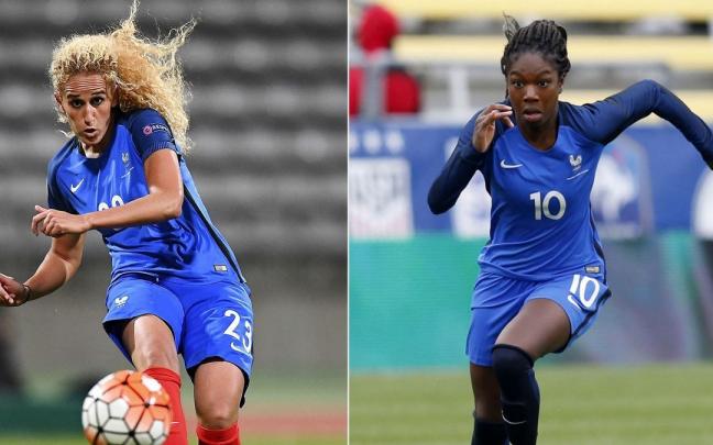 Kheira Hamraoui y Aminata Diallo.