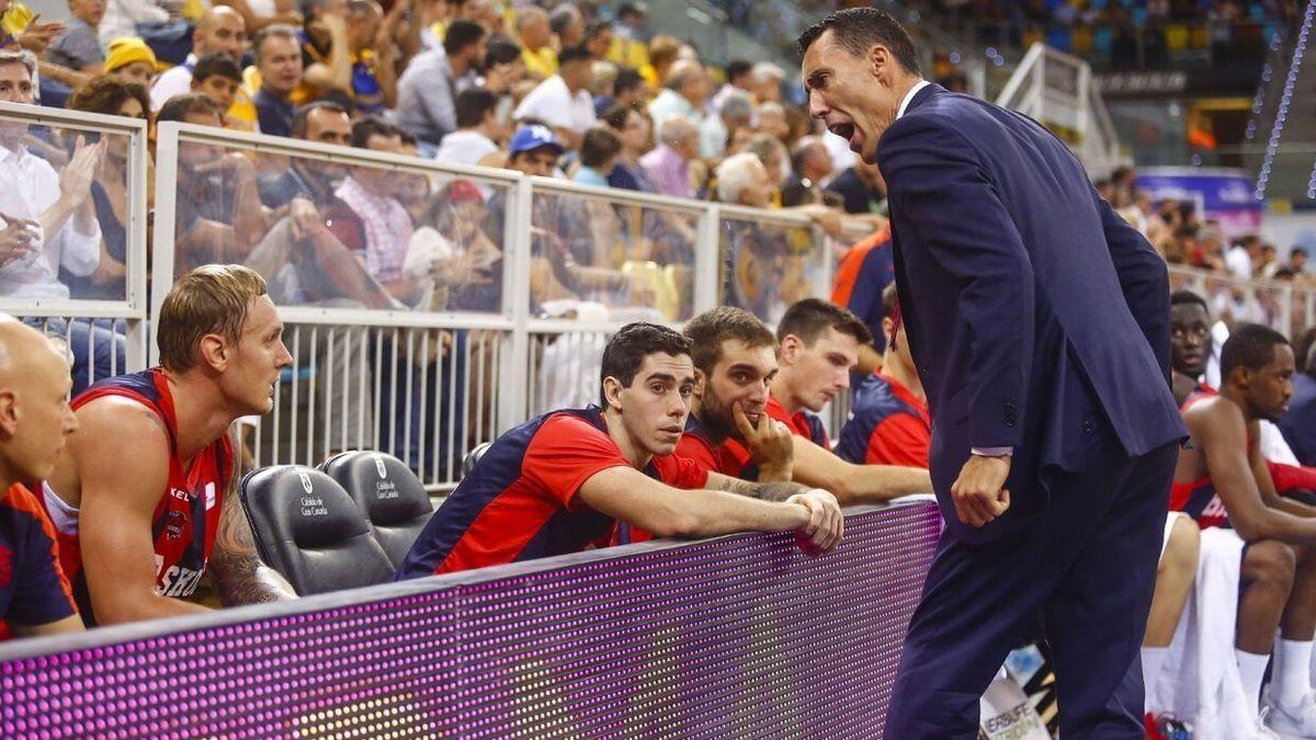 Prigioni, en su etapa como entrenador del Baskonia