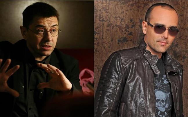 Juan Carlos Monedero y Risto Mejide. Juan Carlos Monedero y Risto Mejide.