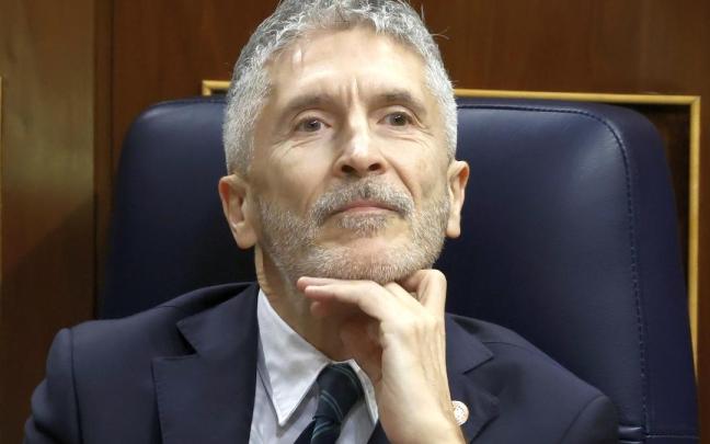 El ministerio del Interior, durante el pleno de ayer.