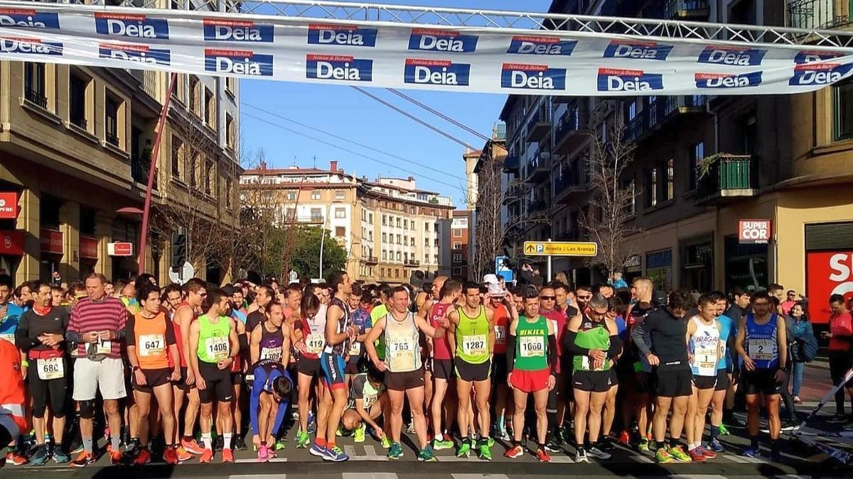 La carrera Las Arenas-Bilbao cuenta con la colaboración de DEIA