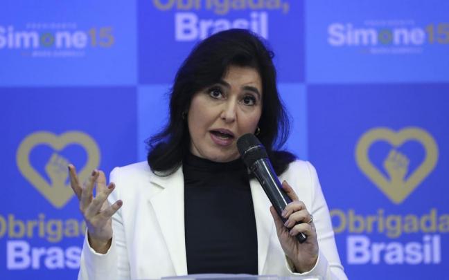 La senadora brasileña Simone Tebet