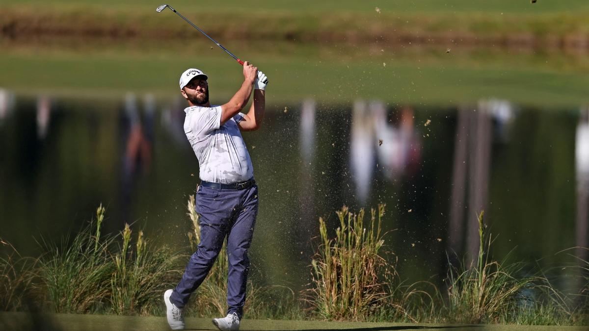 Jon Rahm, durante su recorrido de ayer en The CJ Cup.