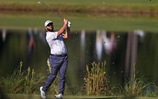 Jon Rahm, durante su recorrido de ayer en The CJ Cup.