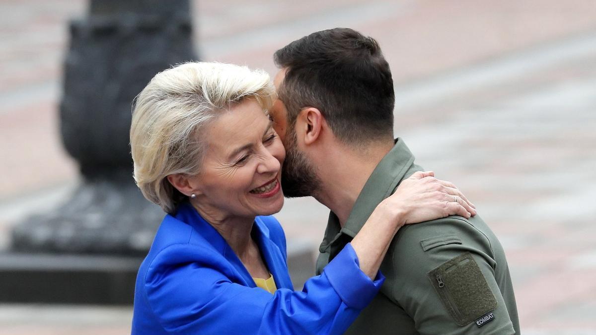 Von der Leyen y Zelenski se vuelven a reunir en Kiev.