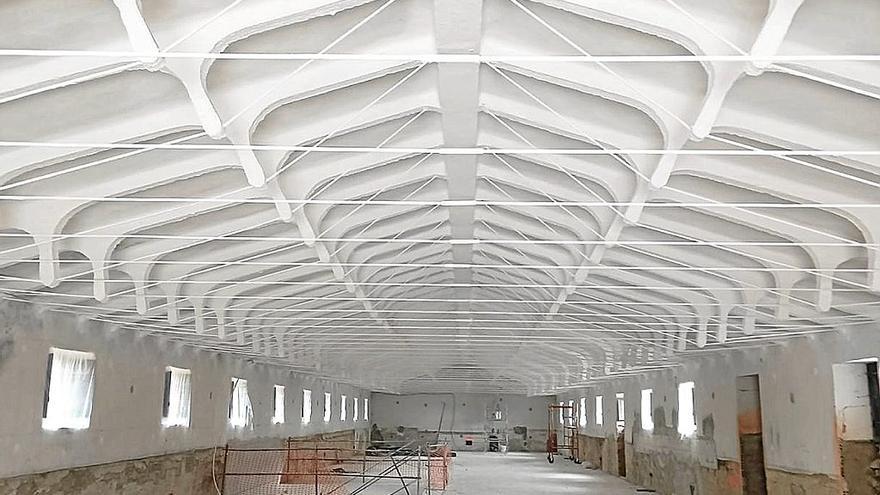Edificio municipal de Arizala donde se est&aacute; construyendo el mercado social de Yerri. | FOTO: CEDIDA