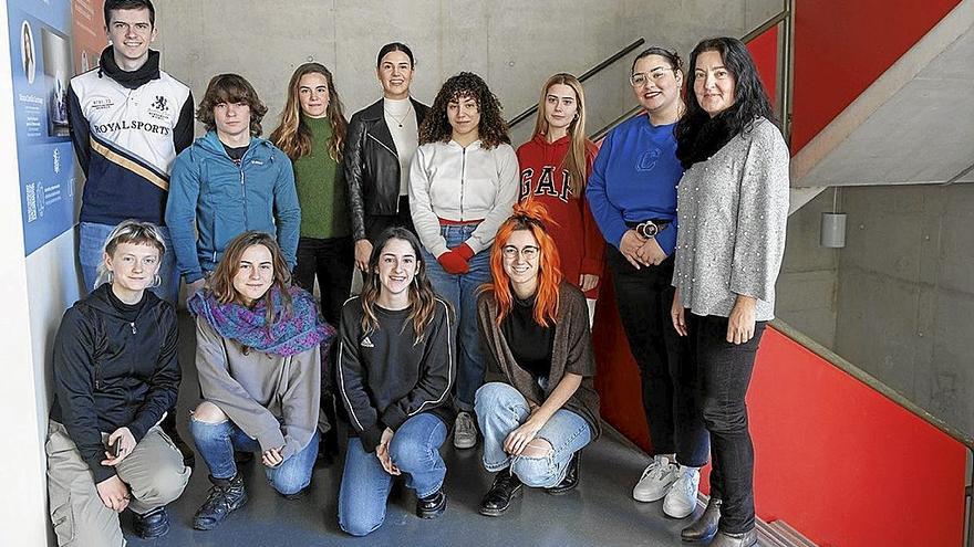 Parte del alumnado que participó en la formación.