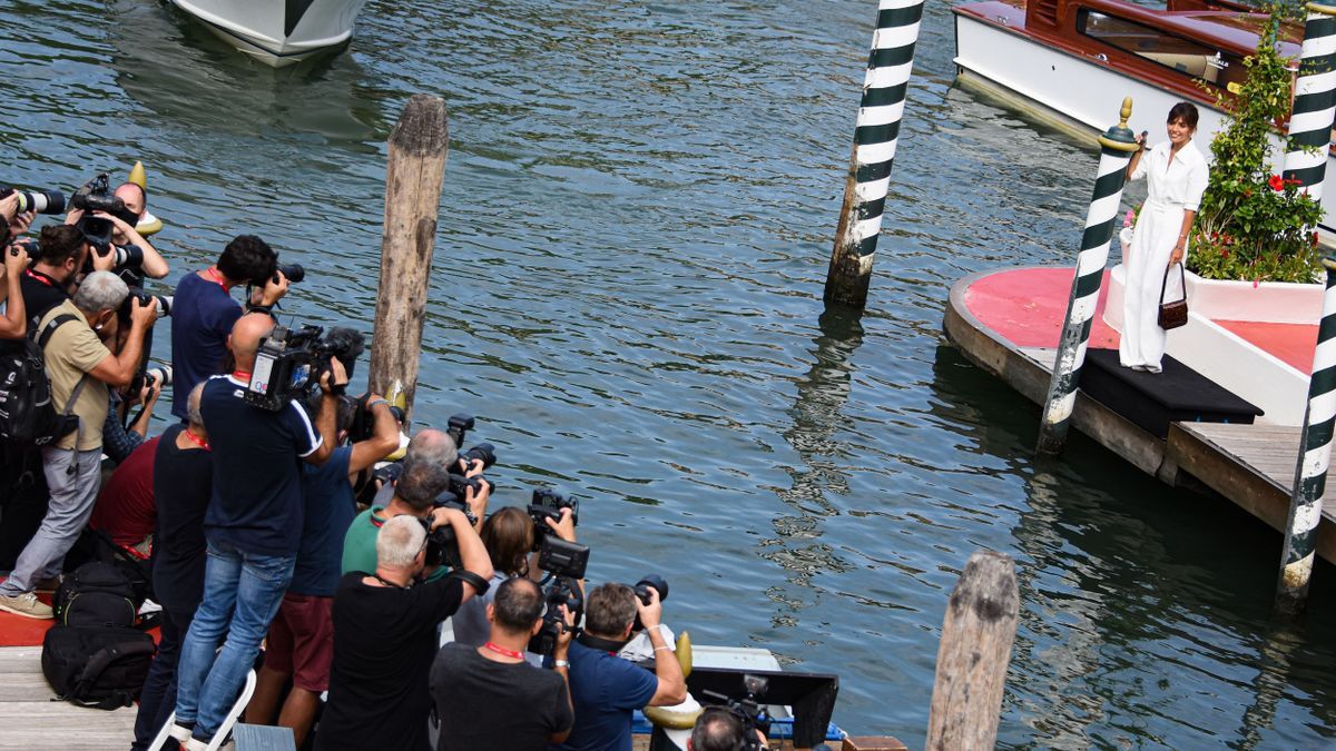 Imagen de archivo del Festival de cine de Venecia.
