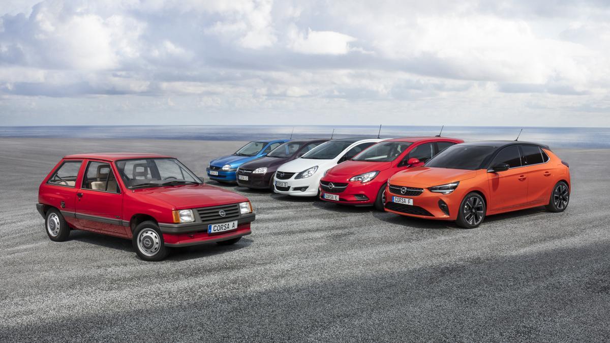 Generaciones Opel Corsa