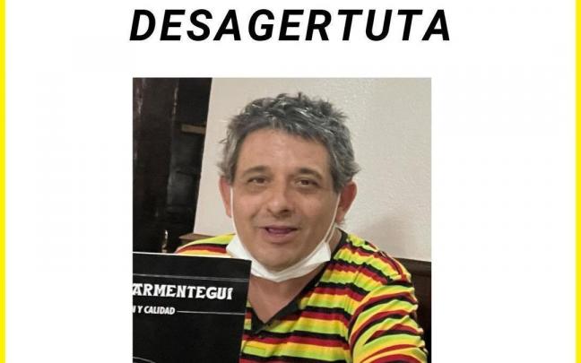 Cartel del hombre desaparecido