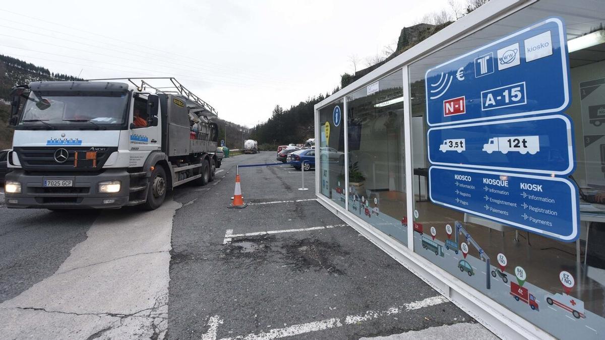 Peaje a camiones en las autovías N-I y A-15 en Gipuzkoa