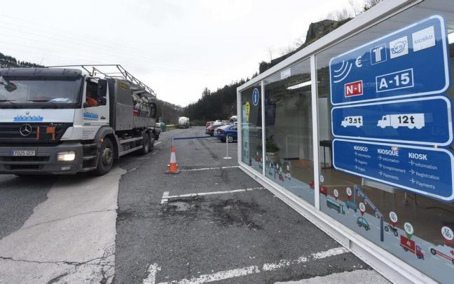 Peaje a camiones en las autovías N-I y A-15 en Gipuzkoa