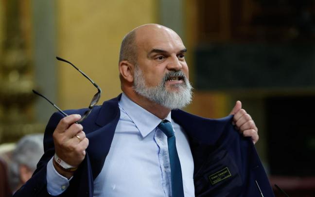 El diputado de Vox V&iacute;ctor S&aacute;nchez del Real.