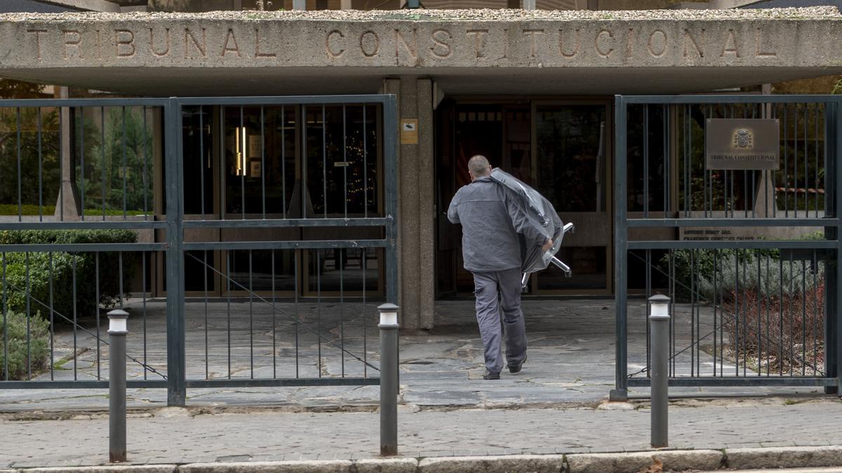 Fotografía del Tribunal Constitucional de esta misma semana.