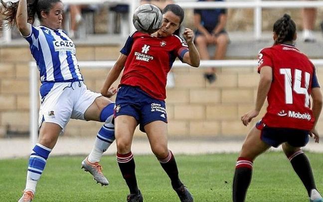 Nerea Eizagirre, en el partido ante Osasuna. | FOTO: REAL SOCIEDAD