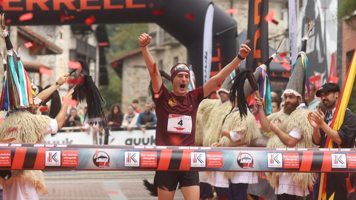 Alain Santamaría, ganador de la SkyRace.