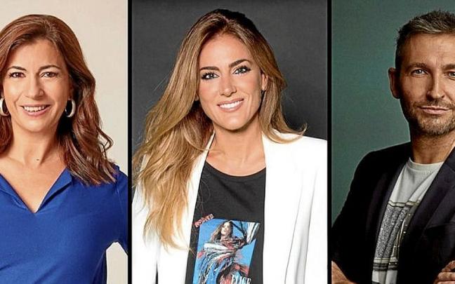 Marta Gonz&aacute;lez Novo, Ver&oacute;nica Dulanto y Frank Blanco. | FOTO: MEDIASET