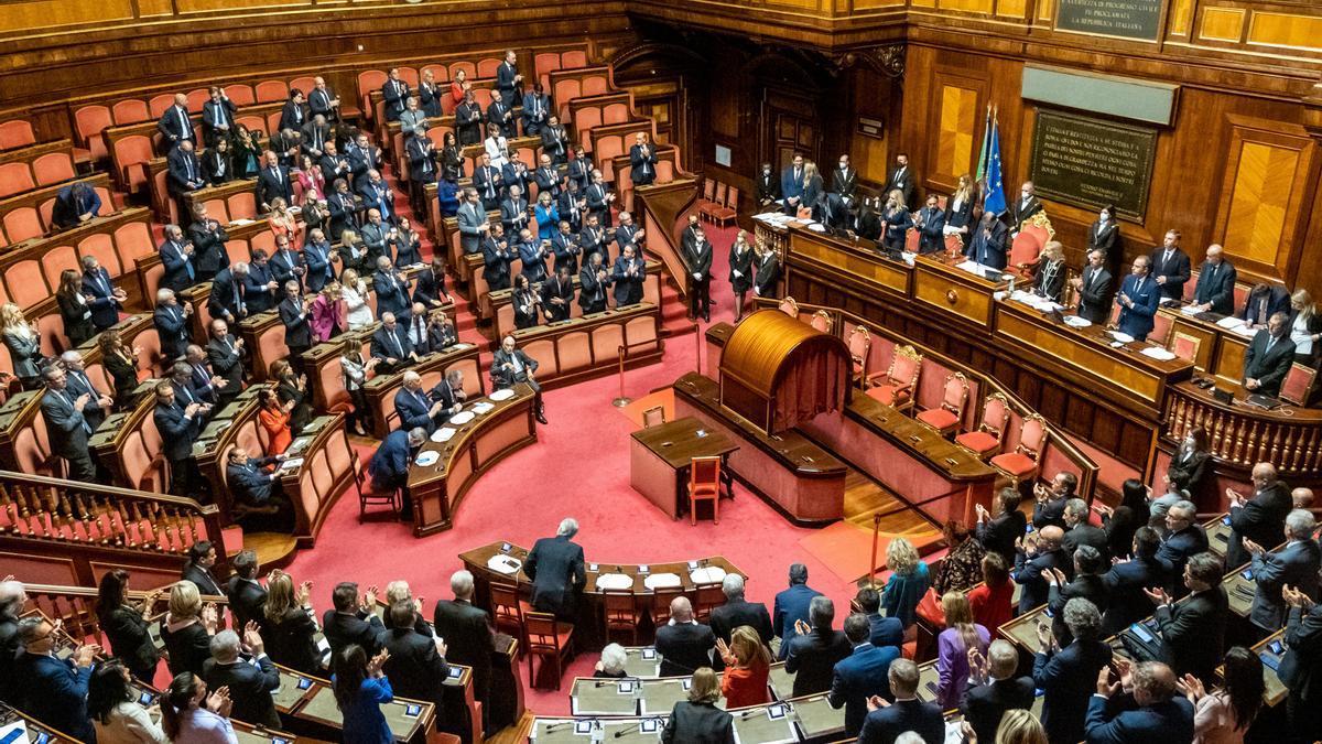 Parlamento italiano en Roma (Italia).