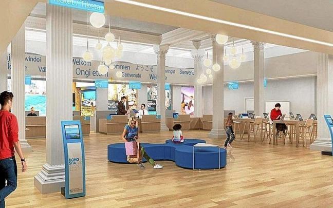 Recreaci&oacute;n virtual de c&oacute;mo ser&aacute; la futura Oficina de Turismo de la casa consistorial.