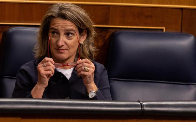 La ministra Teresa Ribera en el Congreso. La ministra Teresa Ribera en el Congreso.