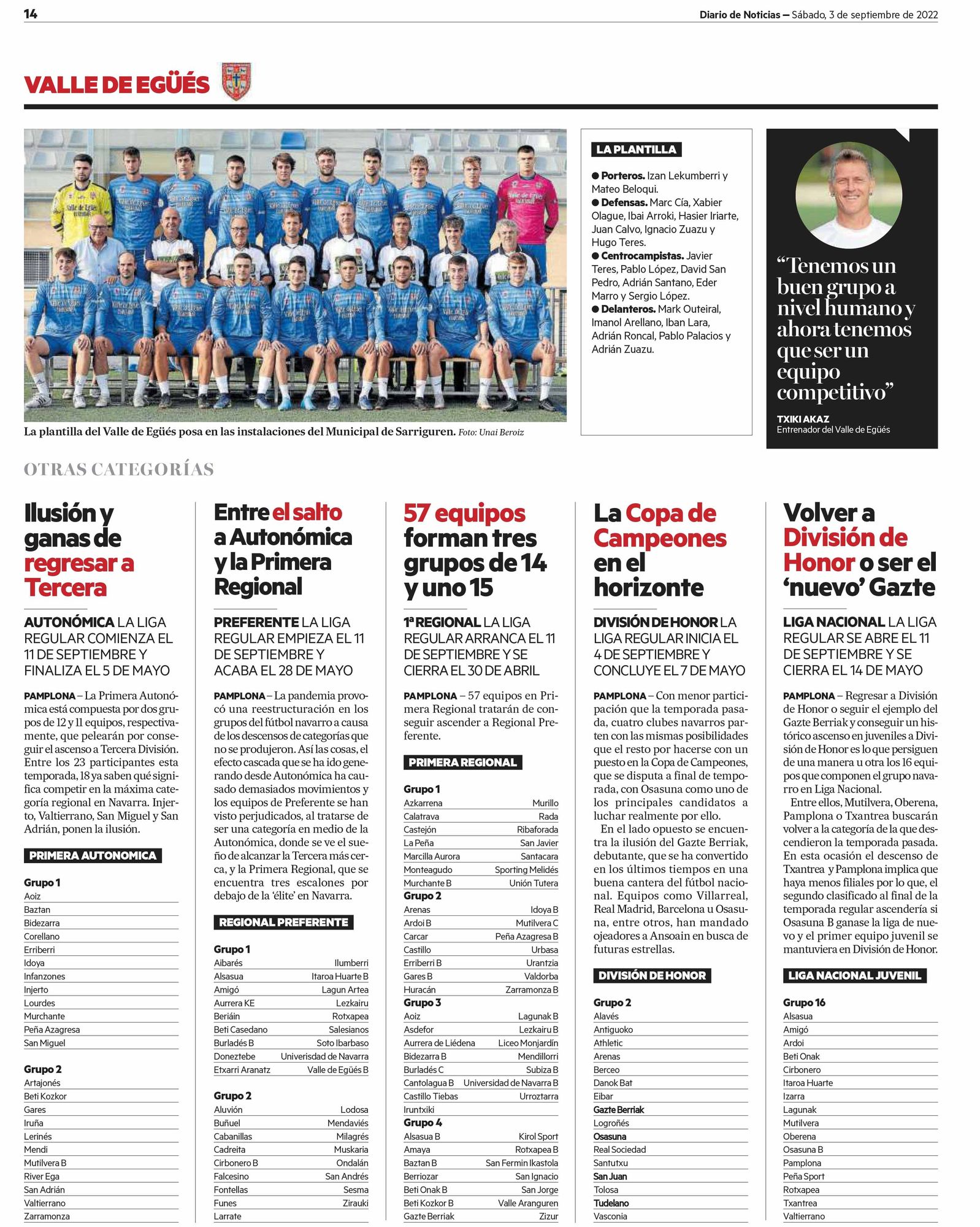 Tercera RFEF y otras categorías