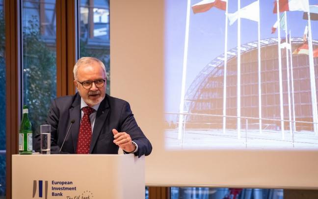 El presidente del BEI Werner Hoyer.
