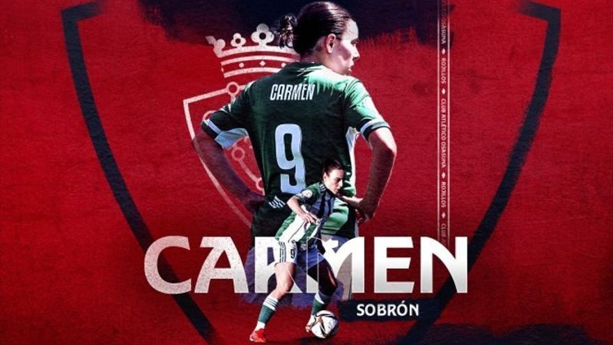 Carmen Sobrón, nueva jugadora de Osasuna