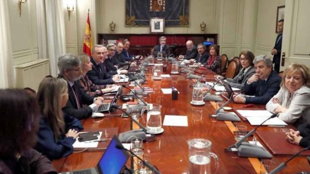 Reunión del pleno del CGPJ en una imagen de archivo.
