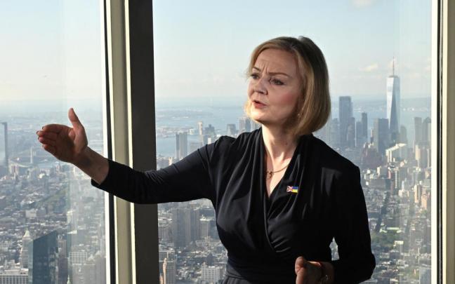 La primera ministra de Reino Unido, Liz Truss. La primera ministra de Reino Unido, Liz Truss.