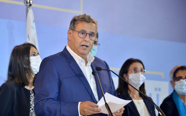 El jefe del Gobierno de Marruecos, Aziz Ajanuch. El jefe del Gobierno de Marruecos, Aziz Ajanuch.
