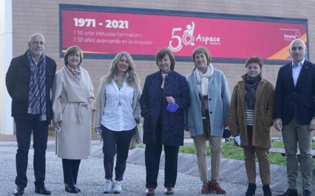 Presentación de la muestra '50 años avanzando en la inclusión" de Aspace