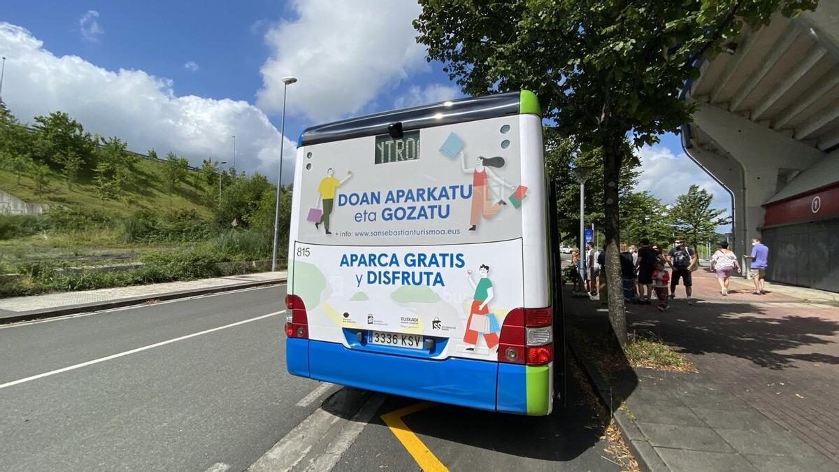 Autobús lanzadera de Illunbe al Centro.