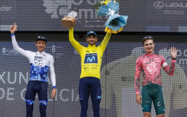 Valverde se impuso en el O Gran Camiño tras superar a Woods en la última crono. Valverde se impuso en el O Gran Camiño tras superar a Woods en la última crono.
