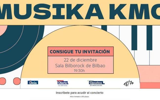 Consigue tu entrada para el concierto de Musika Km 0 Consigue tu entrada para el concierto de Musika Km 0