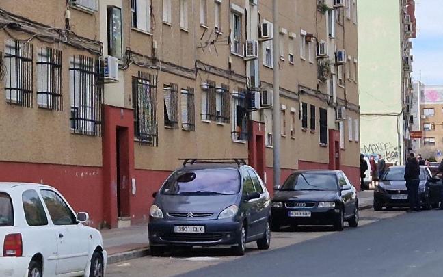 La vivienda en la que se ha atrincherado el hombre.