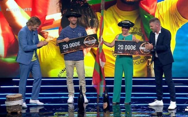 Jokin y Aini, ganadores de 'El Conquis 18'. Jokin y Aini, ganadores de 'El Conquis 18'.