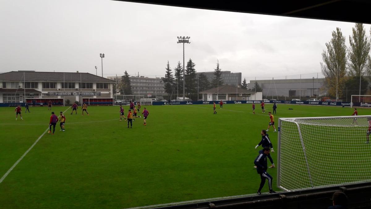 Imágenes del entrenamiento de Osasuna de este martes 29 de noviembre