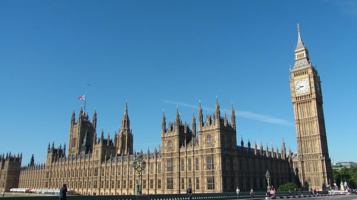 El Palacio de Wetsminster con el icónico Big Ben.