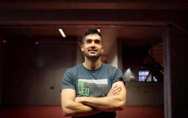 V&iacute;ctor Esteban, durante una entrevista.